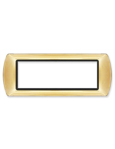 PLACCA COPRINTERRUTTORE 7 POSTI  ORO...