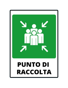 ADESIVO PUNTO DI RACCOLTA...