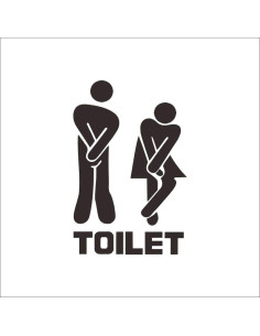 ADESIVO PER PORTA TOILETTE...