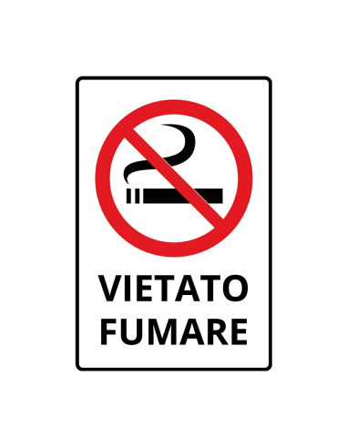 ADESIVO VIETATO FUMARE 20X30