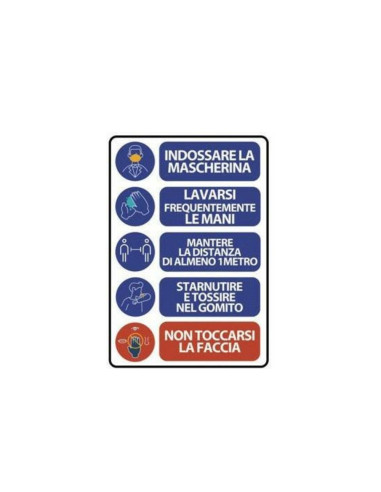 ADESIVO REGOLE DI COMPORTAMENTO 30X42