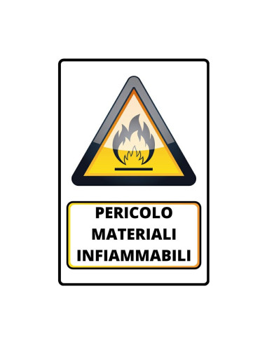 ADESIVO PERICOLO MATERIALI...