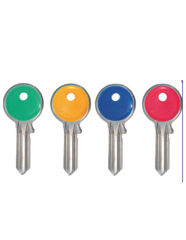 CHIAVE TESTA BOTTONE COLORATA