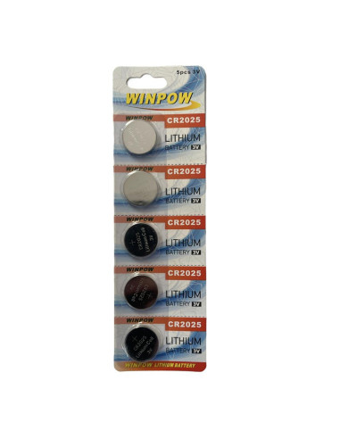 PILE A LITIO CR2025 BLISTER 5 PZ