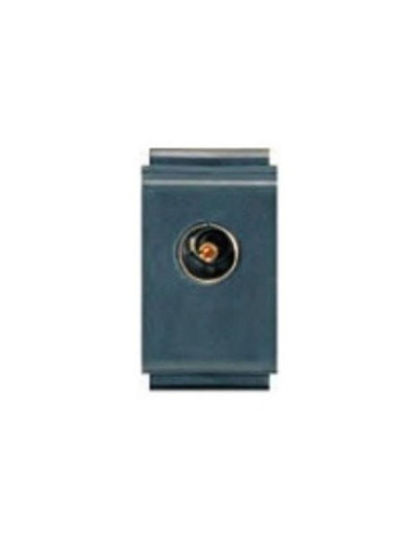 PRESA COAX 9.5MM PASSANTE GRIGIO