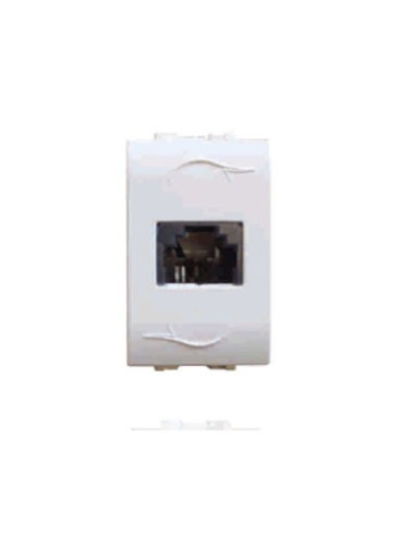 PRESA TELEFONO RJ11-6P/4C BIANCO
