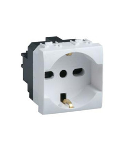 PRESA SCHUKO 10/16 A+T BIANCA