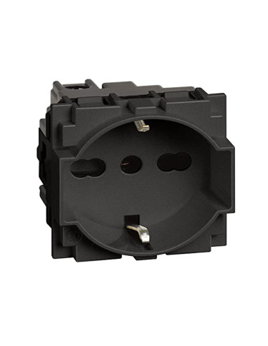 PRESA SCHUKO 10/16 A+T NERO