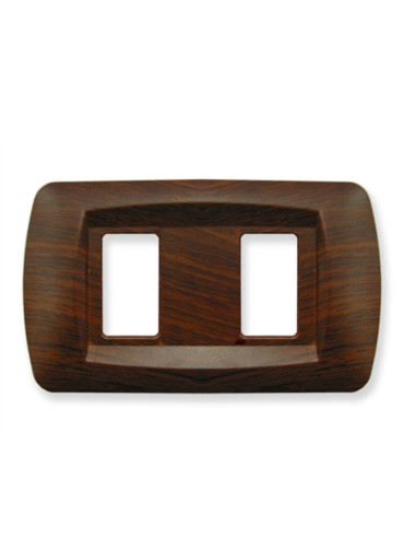 PLACCA COPRINTERRUTTORE 2 FORI LEGNO...