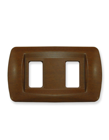 PLACCA COPRINTERRUTTORE 2 FORI LEGNO...