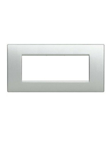 PLACCA COPRI INTERRUTTORI SILVER CHIARO