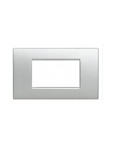PLACCA COPRI INTERRUTTORI SILVER  CHIARO