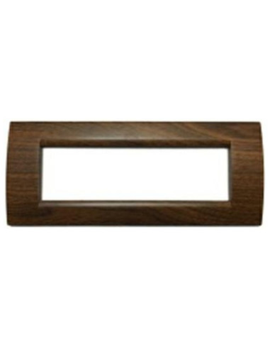 PLACCA COPRI INTERRUTTORI LEGNO SCURO