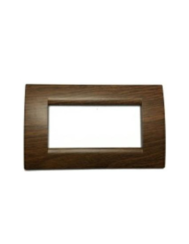 PLACCA COPRI INTERRUTTORI LEGNO SCURO