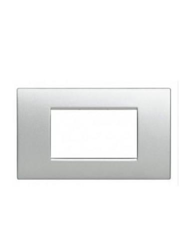 PLACCA COPRI INTERRUTTORI SILVER CHIARO