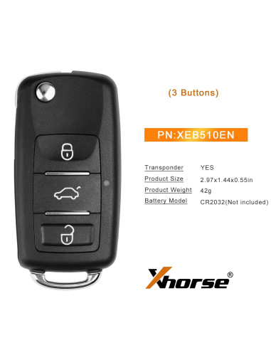 RADIOCOMANDO XHORSE XEB510EN SUPER...