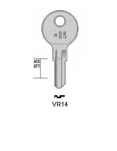 CHIAVE CILINDRO VIRO OTT VI14