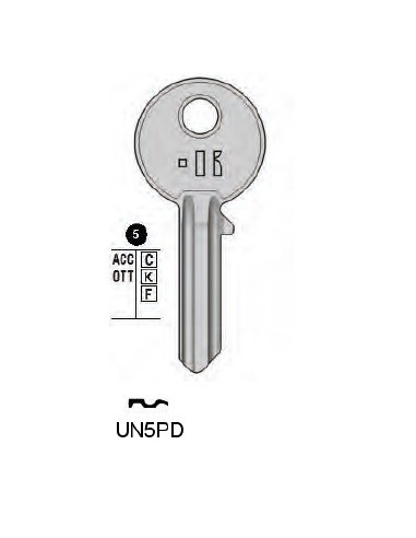 CHIAVE CILINDRO UNIVERSALE ACC UL058