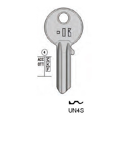 CHIAVE CILINDRO UNIVERSALE ACC UL053